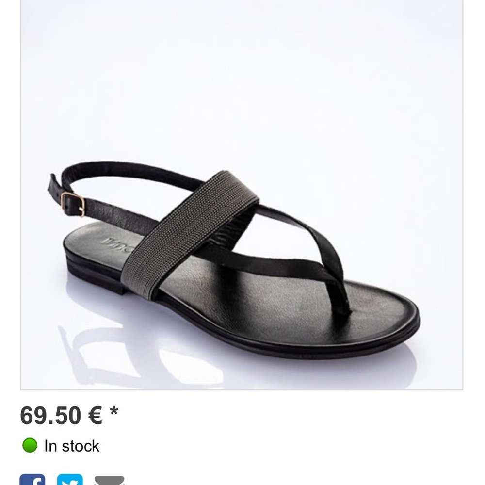 INUOVO black sandals women’s size 37 (7)
